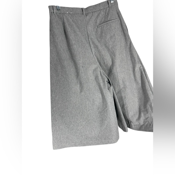 Muji Stretch Brushed Wide Leg Cropped Trousers. NWOT - Picture 5 of 9